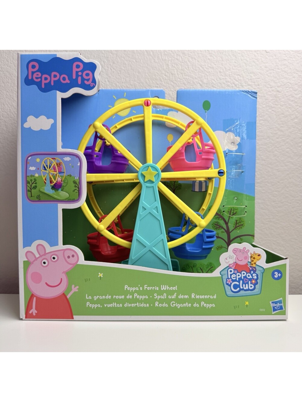 Peppa Pig Peppa’s Ferris Wheel Playset Hasbro Missing 2 Figures New With Box